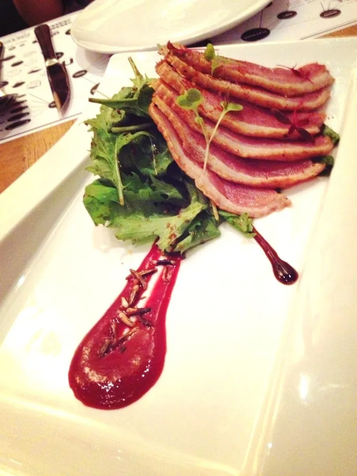 Duck breast with raspberry sauce salad|Prae~*さん