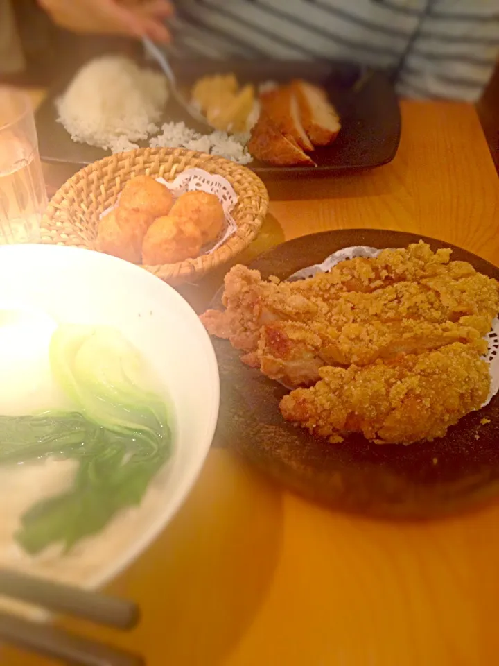 Crispy chicken & squid ball|mmさん