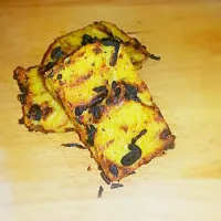 grilled polenta with onions and sundried tomatoes|marieさん