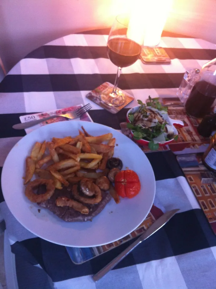 Steak ad chips with all the trimmings|Emma Proe Was Duncalfさん