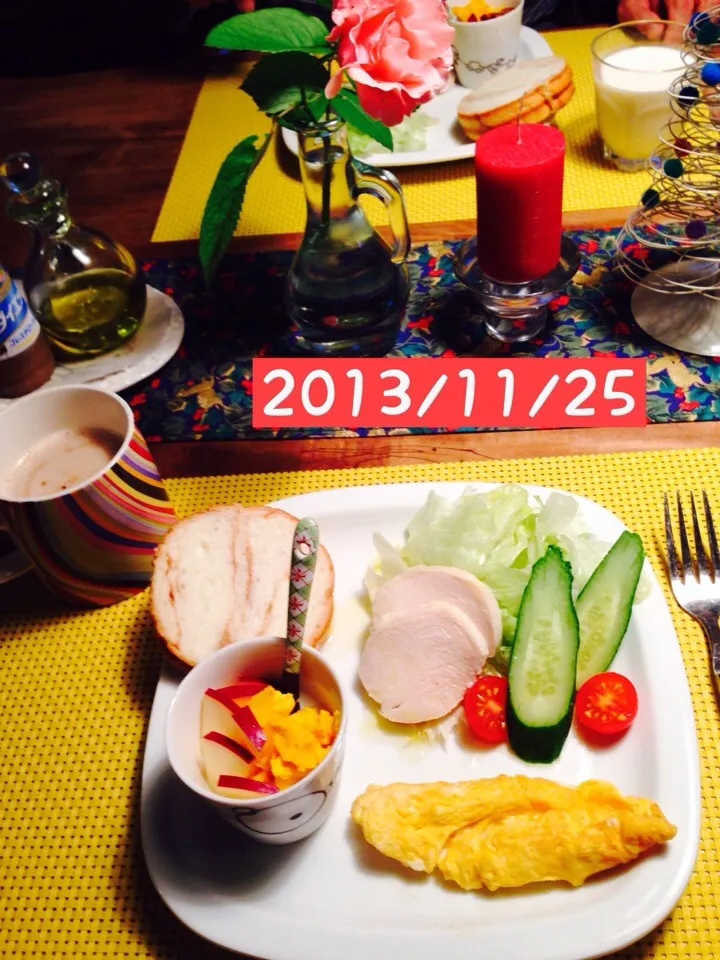 Snapdishの料理写真:朝ごはん  2013・11・25|ローゼルさん