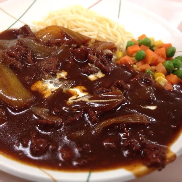 ハッシドポーク。ハヤシライスとどう違うのか。 at 社員食堂|さるさん