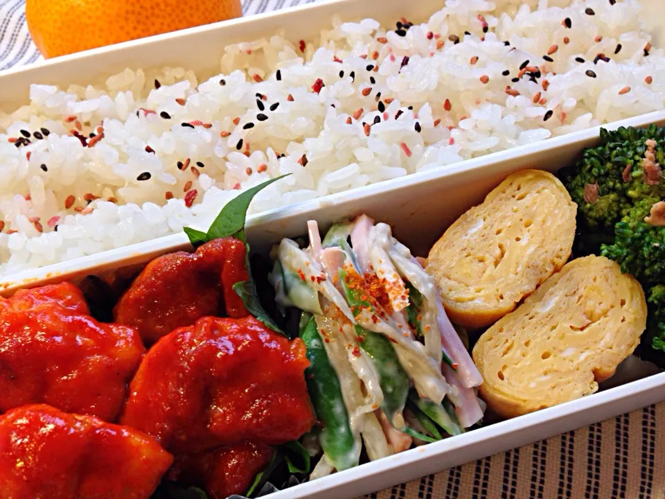 Snapdishの料理写真:１１月２５日のお弁当|azukiさん