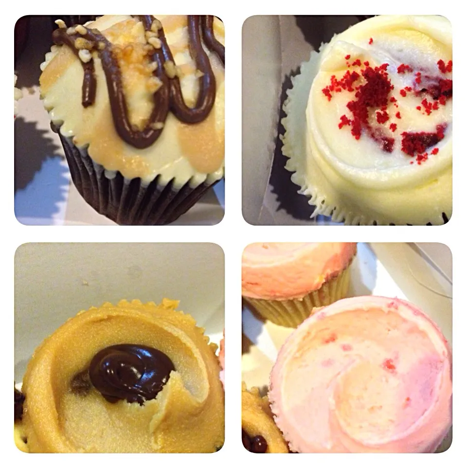 SweetAsSara Cupcakes. Chocolate Butterscotch, Red Velvet, Banana Nutella & Peanut Butter and Watermelon Milkshake.|SJさん