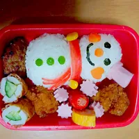 雪だるまお弁当|mikaさん