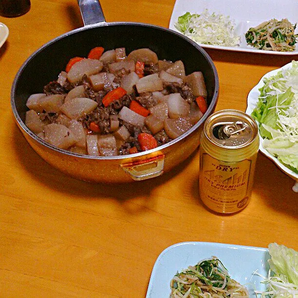 牛肉大根洋風煮込み|ふみぃさん