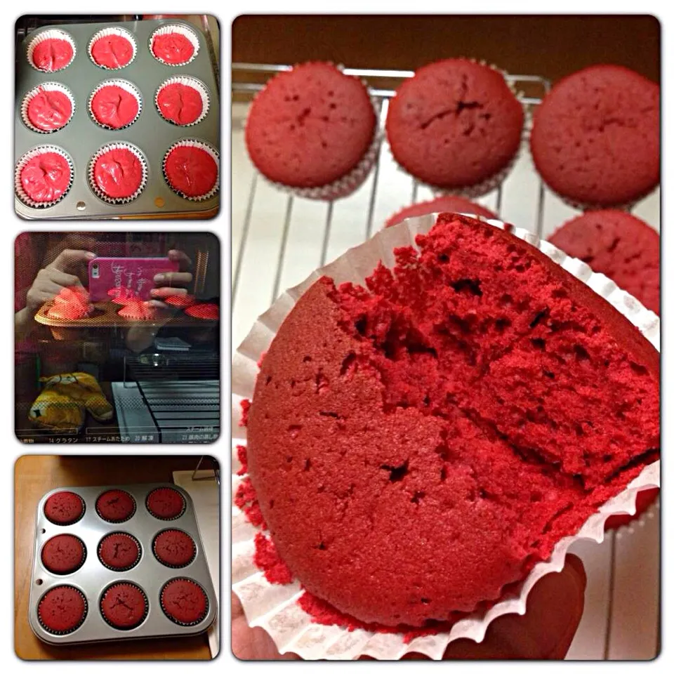 Red velvet cupcake|Ericka Yamadaさん