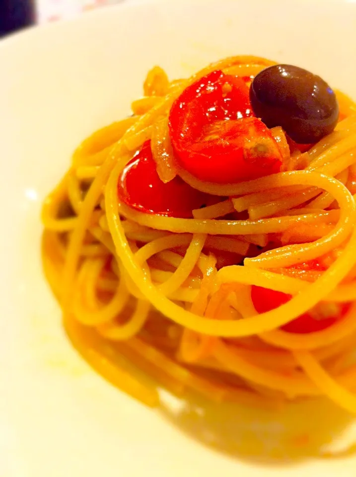 Pasta#pachino tomato# olive|ikkiaさん