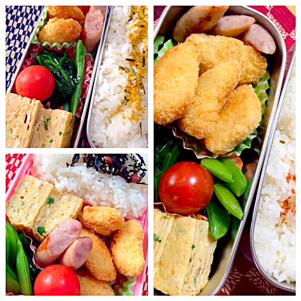 ささみチーズフライ弁当×3|しーさん