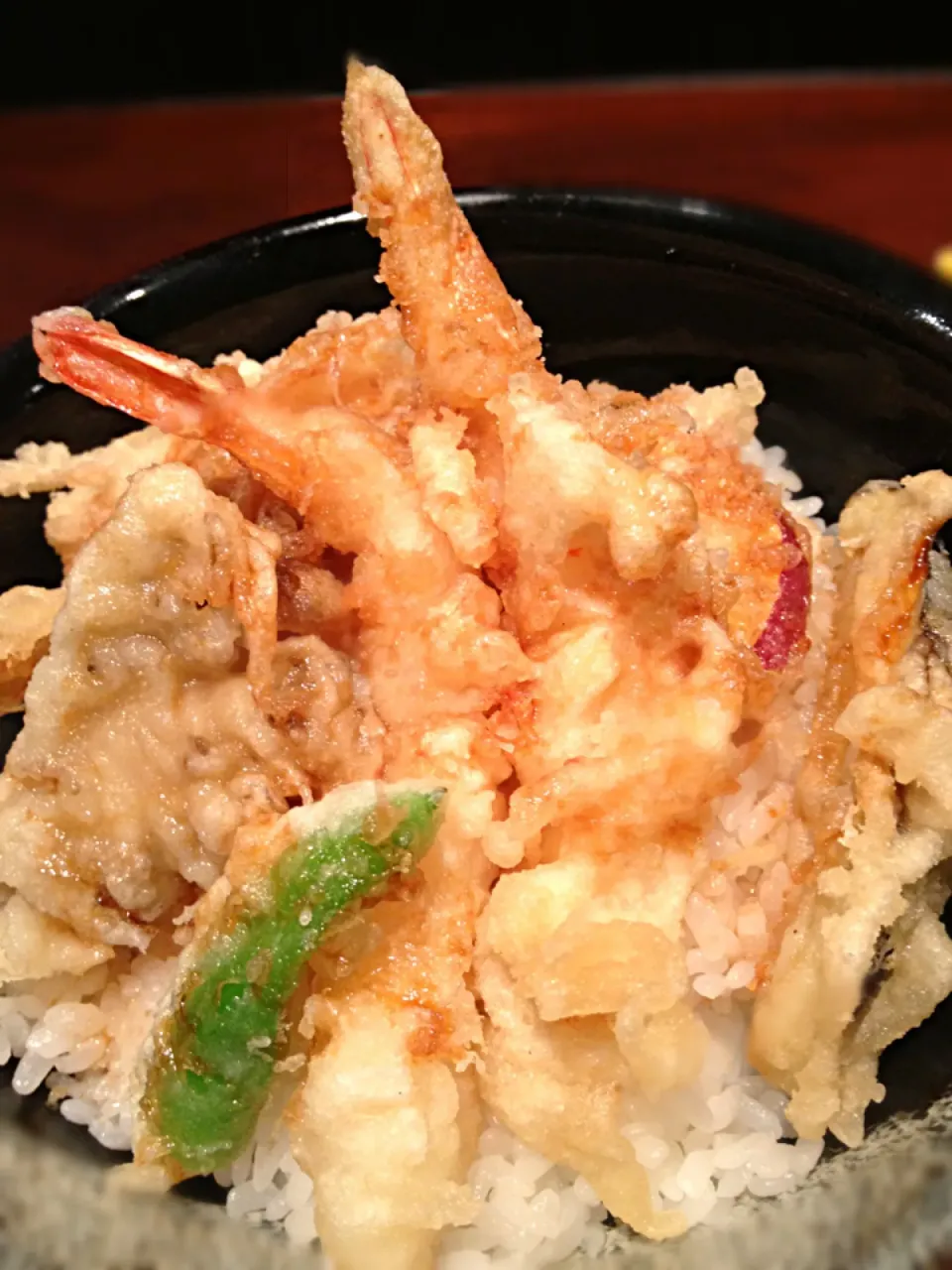 旬の秋野菜と海老の天丼。メニュー名に惹かれて…|Tomyさん