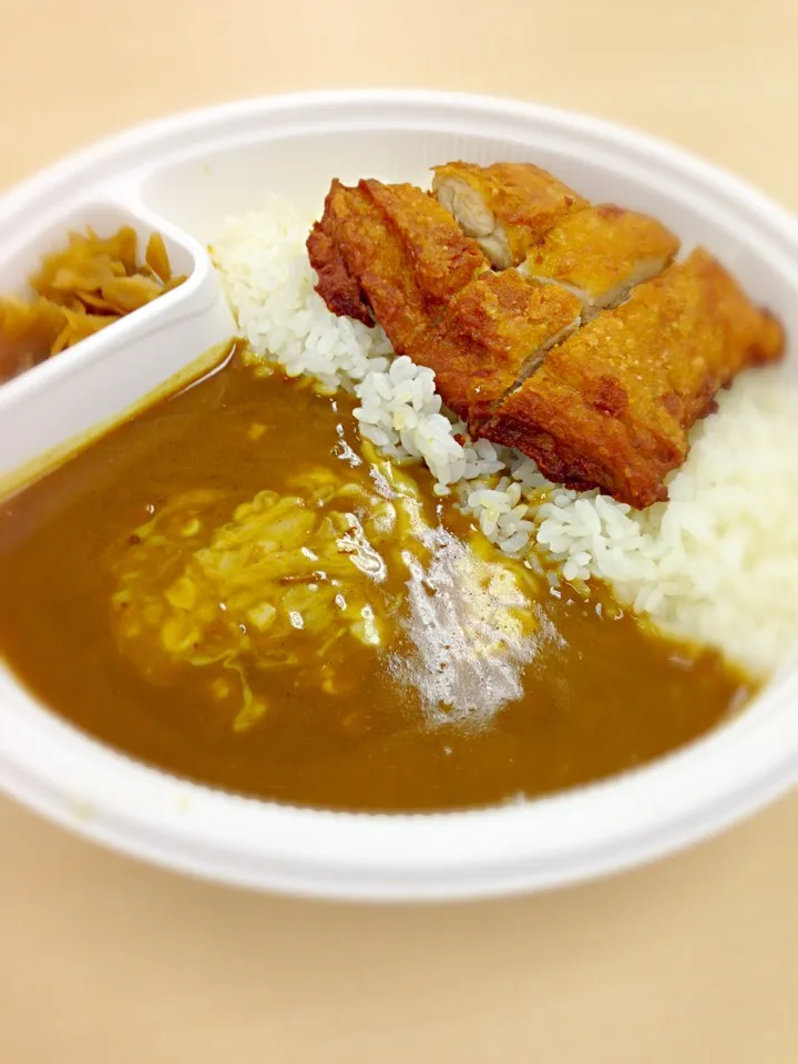 Snapdishの料理写真:パリパリチキンカレー弁当|石田尚之さん