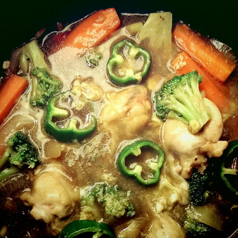 Quick Chicken Blackpepper Stew|1derfulさん