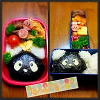 Snapdishの料理写真:子どもとパパのお弁当☆
リクエストのだんぱ♪|Li＊ra＊raさん