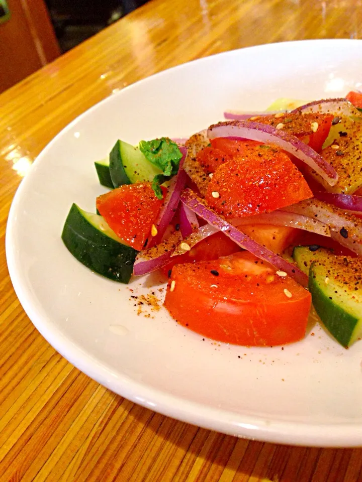 Tomato Cucumber Salad|happycat^^さん