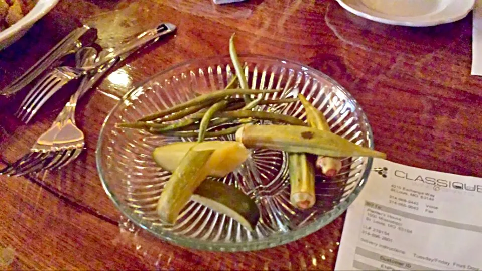 gin, mezcal, and bourbon pickles|Jacki Carterさん