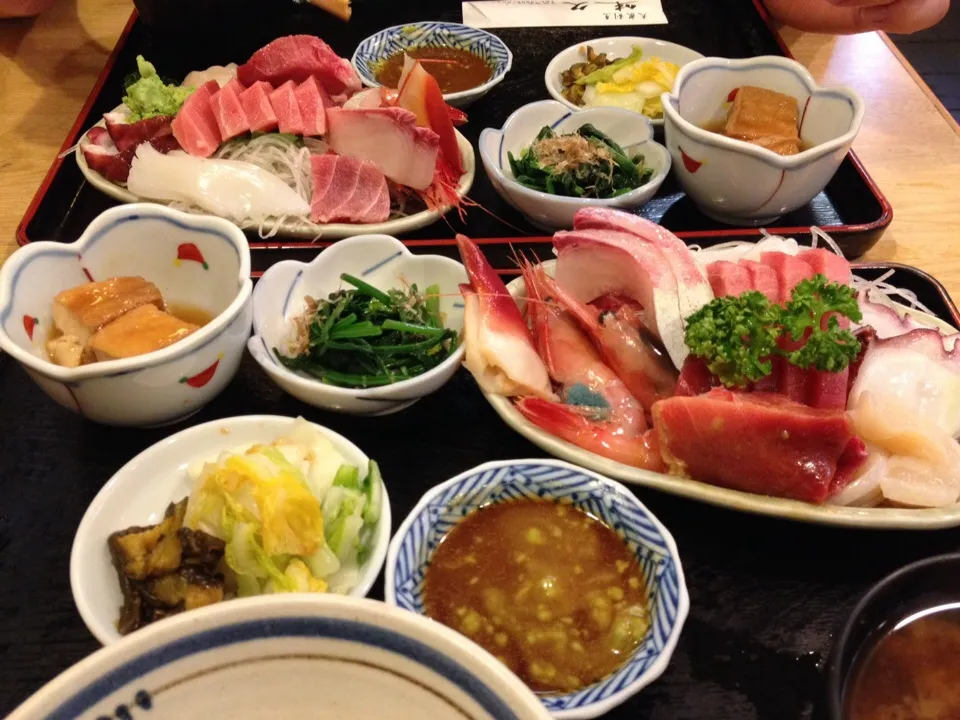 刺し身定食|河田 みどりさん