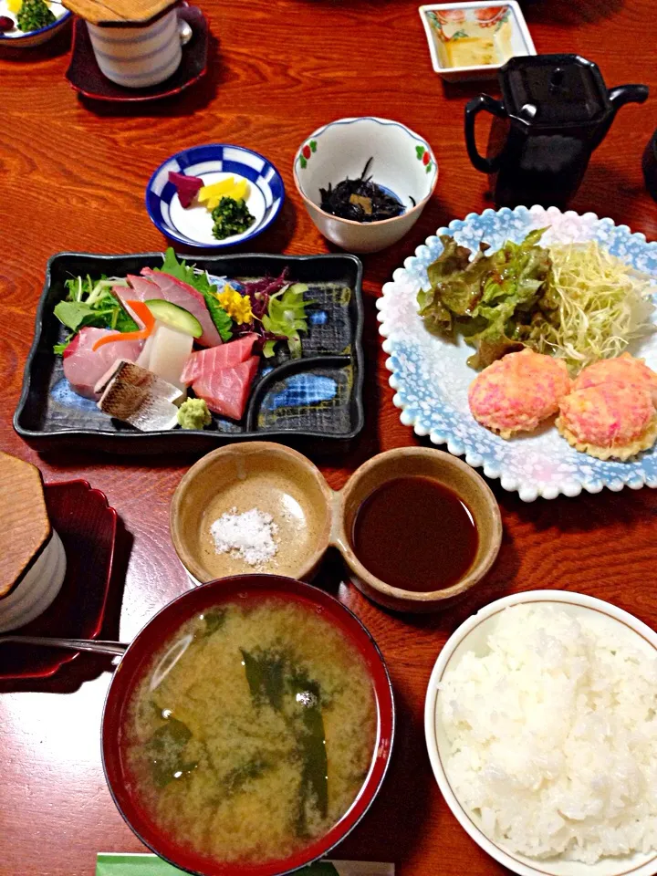 ごろさや 金目鯛コロッケ定食|ゆみさん