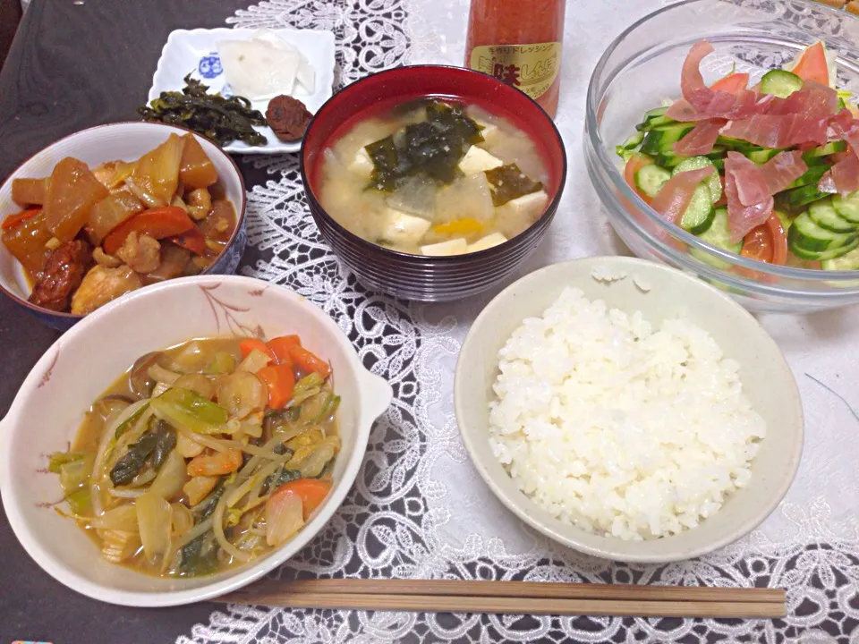 和風八宝菜の晩ご飯|やすさん