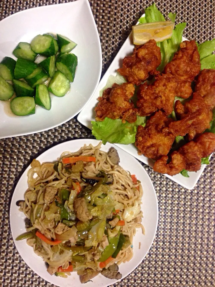 Pancit Canton and Karaage|Einjheru Igamiさん