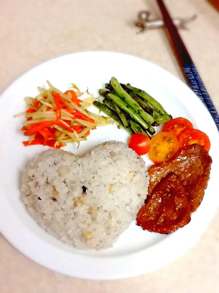 晩ご飯プレート|さとう かおりさん