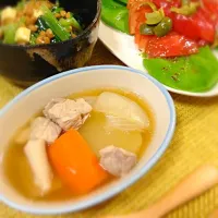 Snapdishの料理写真:豚肉と根菜のスープ煮|tomoさん