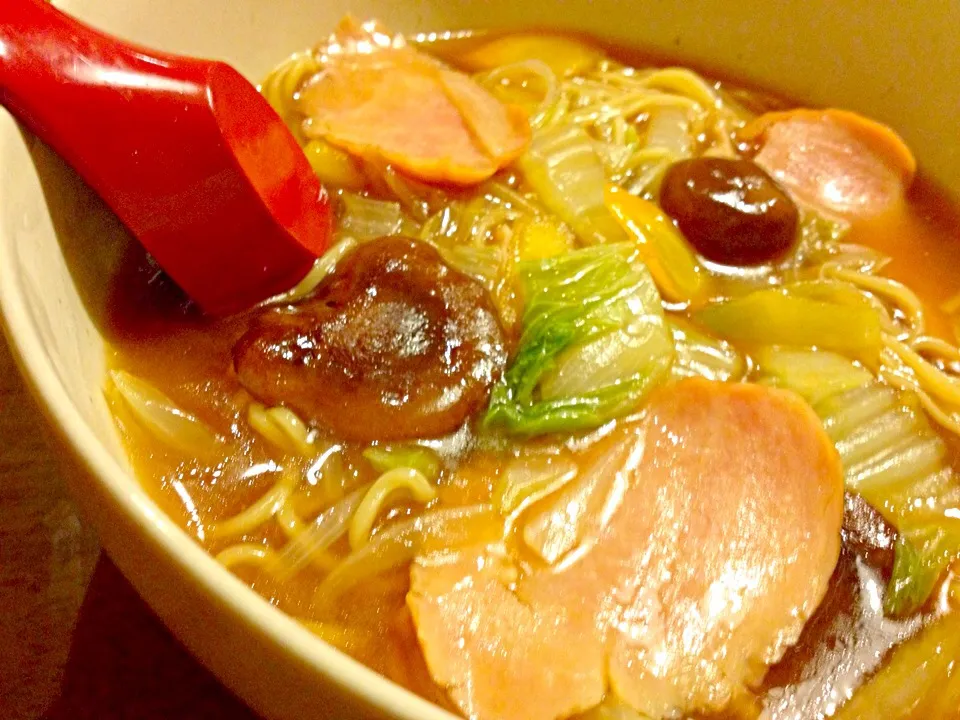 あんかけらーめんで夕食🍜|かずみさん