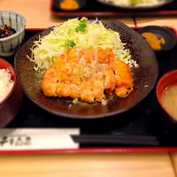 Snapdishの料理写真:ネギ塩ダレチキン南蛮定食|きょろさん