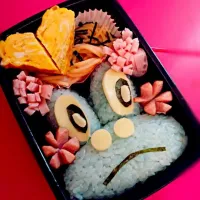 Snapdishの料理写真:ポケモン☆ケロマツ弁当|Minnie Sayaさん