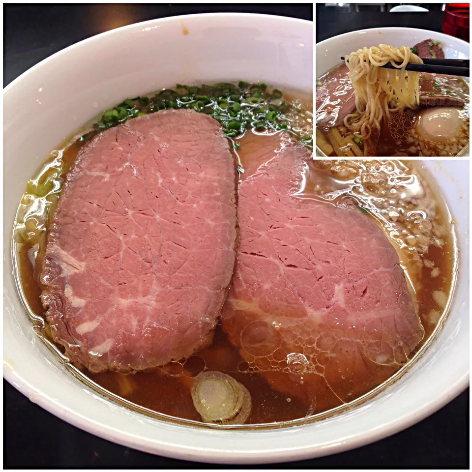 贅沢焼牛らぁ麺@牛骨らぁ麺マタドール(北千住)|塩豚骨さん