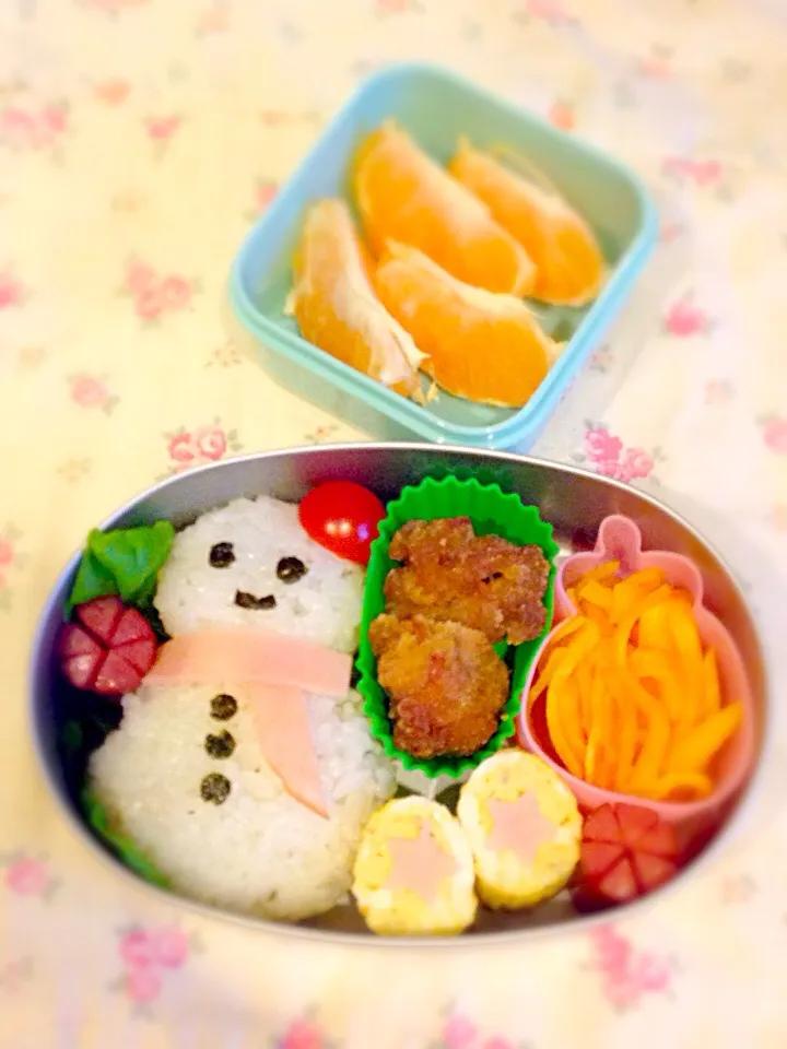 雪だるま弁当♡|chitomoさん