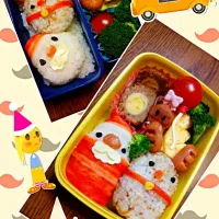 Snapdishの料理写真:あわてんぼうのサンタクロース弁当☆|Li＊ra＊raさん