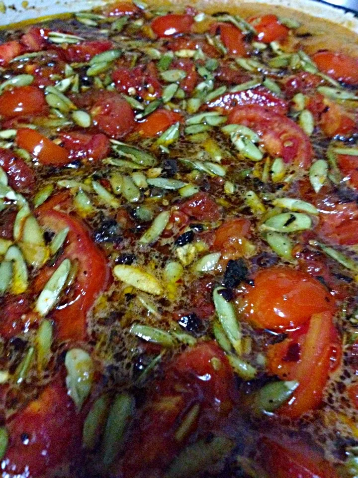 Caramelised onions and tomatoes with "pepitoria" chutney|Ana Isabel Diaz Valladaresさん