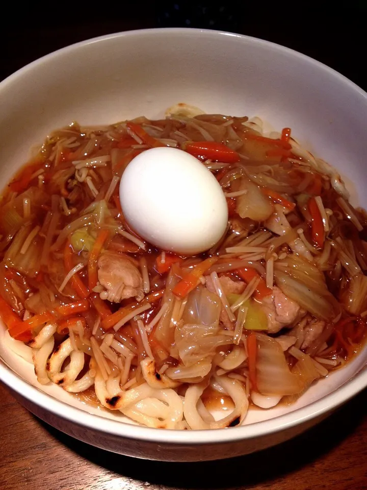 五目あんかけ焼きうどん🍴|KAZUTOさん