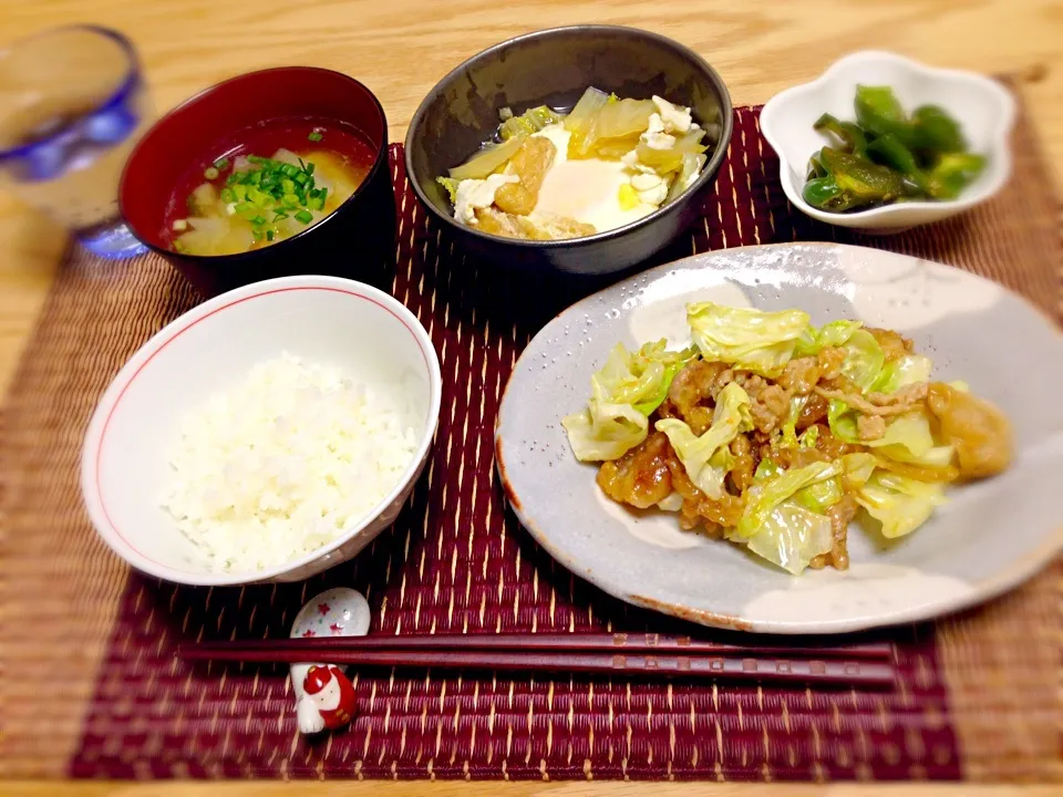 Snapdishの料理写真:キャベツと豚バラで回鍋肉風|ゆきぼぅさん