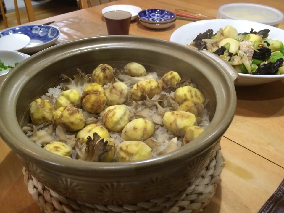 栗•舞茸土鍋ご飯、再び|宮尾益人さん