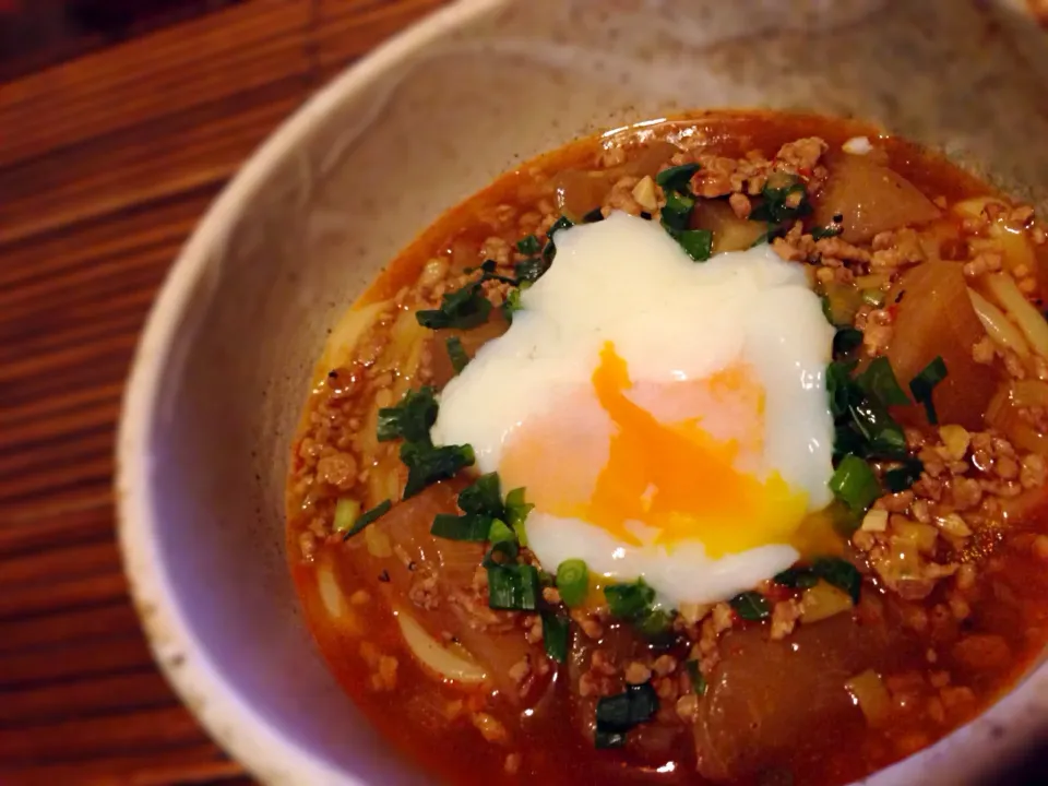 麻婆大根うっどーん|よっすぃさん