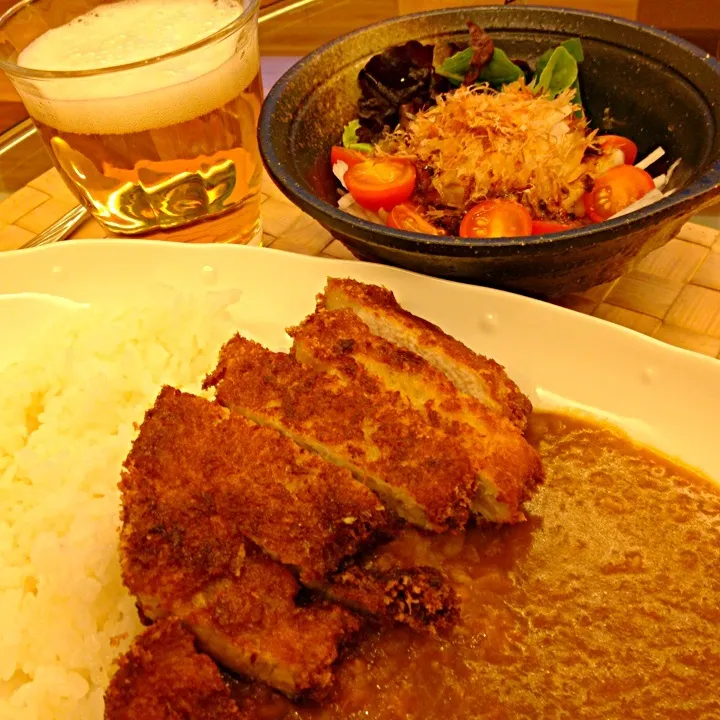 Snapdishの料理写真:カツカレー|masakoさん