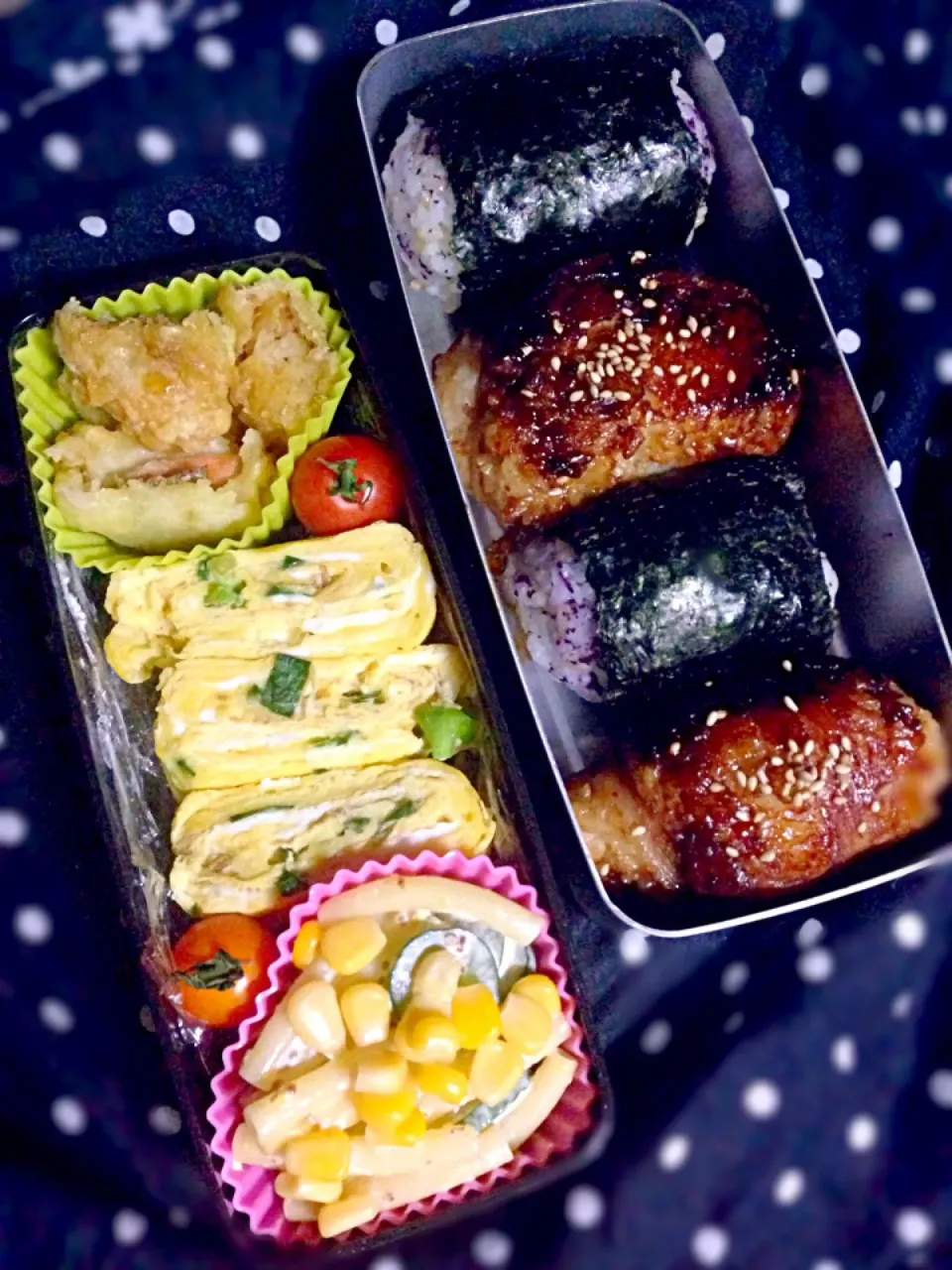 Snapdishの料理写真:旦那さま弁当(金曜日)|かおりんごさん