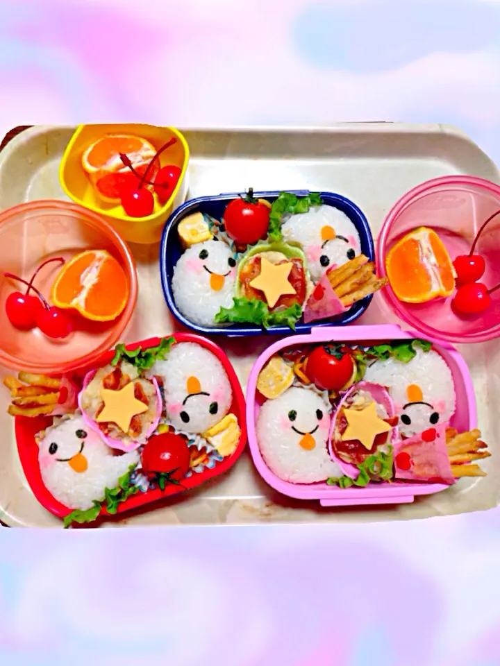 💖👻おばけちゃん弁当👻💖|ひよこゆめさん