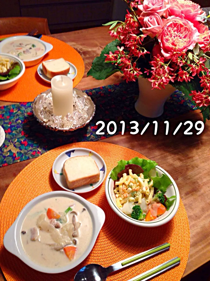 Snapdishの料理写真:朝ごはん  2013・11・29|ローゼルさん