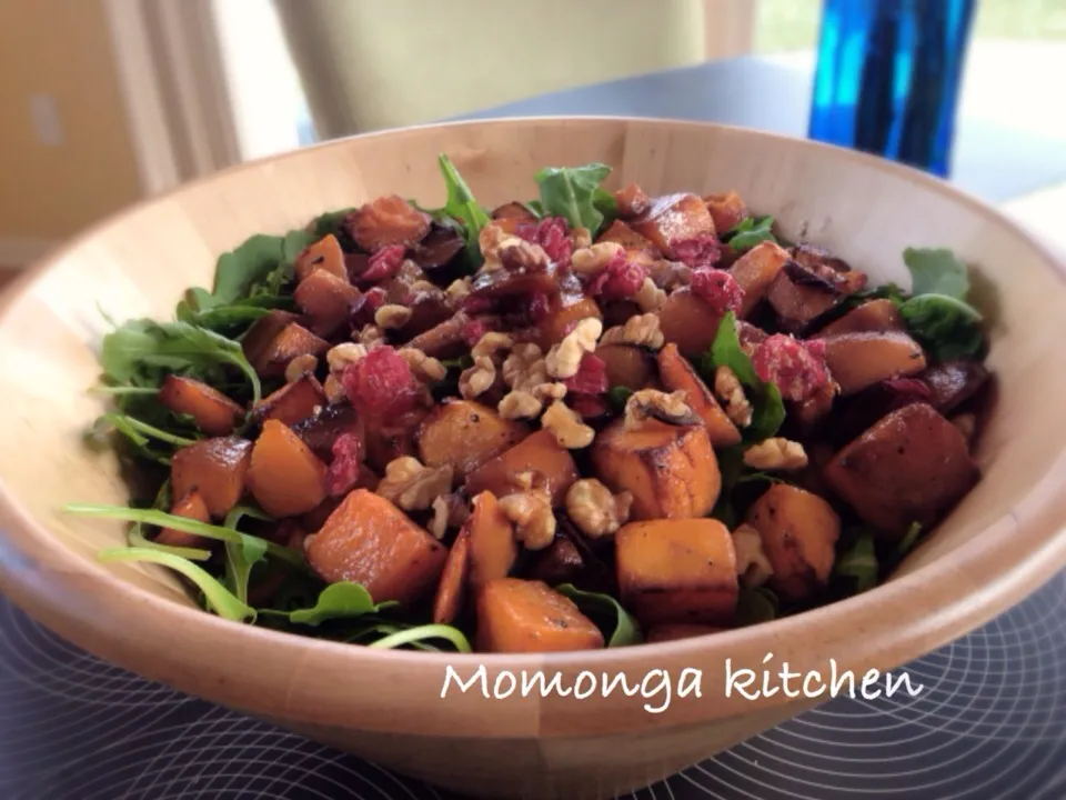 Butternut squash & Arugula salad for Thanksgiving|Momongacleさん