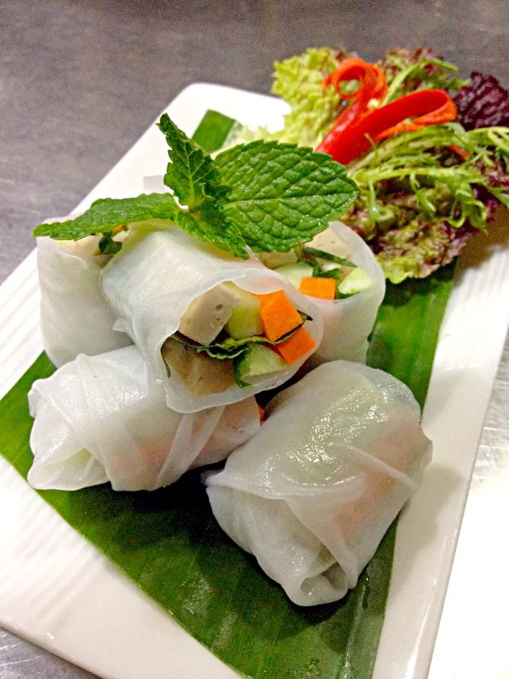 Rice Paper Roll w/ Thai Pork Sausage|Queenさん