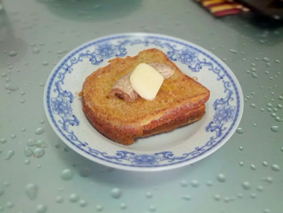 Peanut Butter and Banana Brulee French Toast|Koryさん