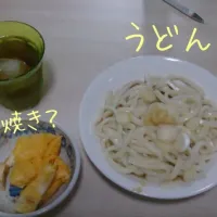 玉子焼き？とうどん|釼地みなさん