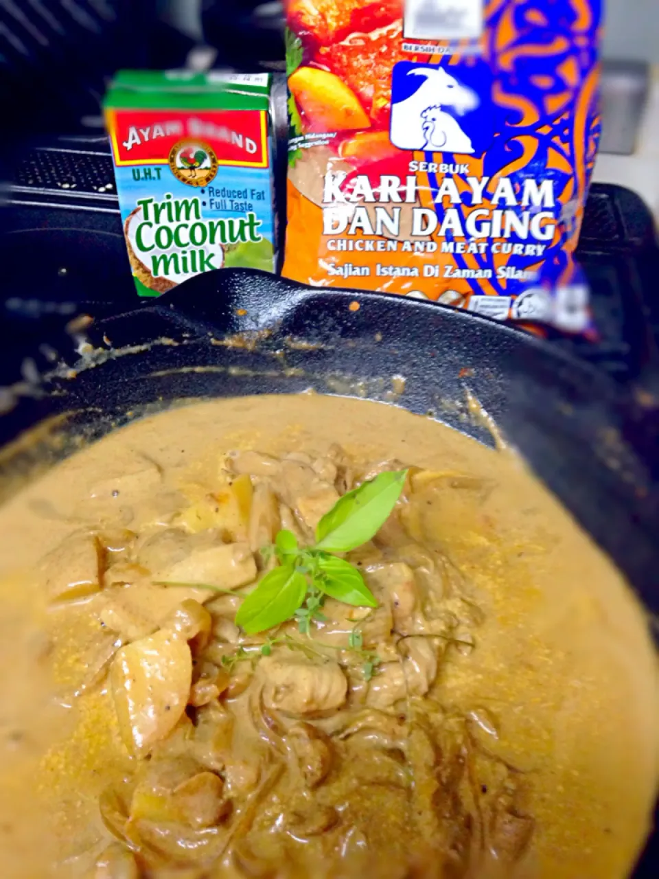 Snapdishの料理写真:Kari Ayam Malaysian chicken curry🔥 マレーシア チキンカレー ココナツミルクで。スパイシー|Yuriさん