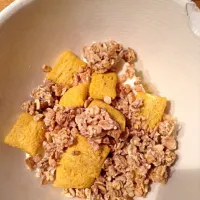 Snapdishの料理写真:Yogourt &  Treasure cereals + crunchy muesli.|Joannaさん