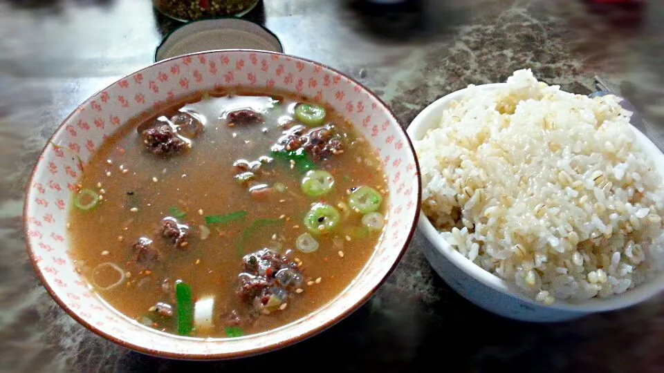 순대국밥과 잡곡밥|구대근さん