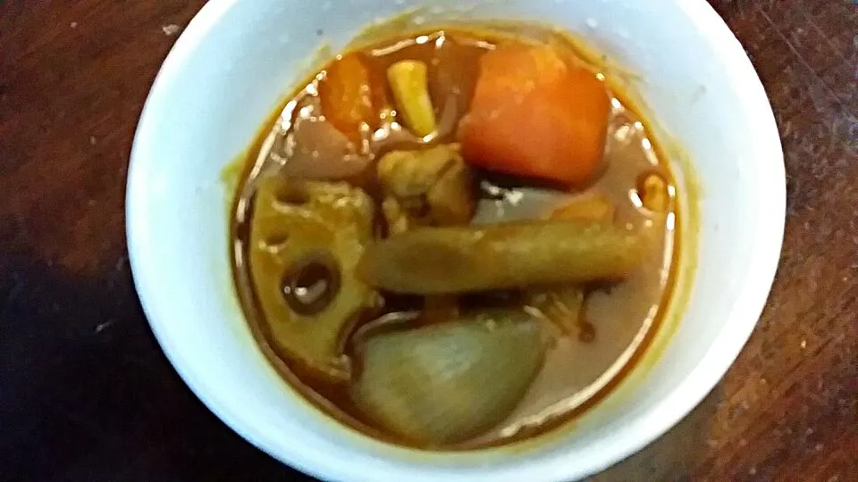 根菜スープから根菜カレーに|VEGAさん