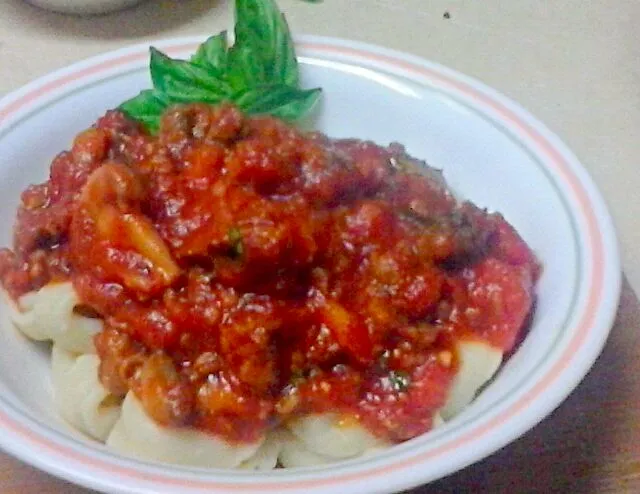 Cheese Tortellini with Sweet Sausage Marinara|Billy Casual-Cookさん