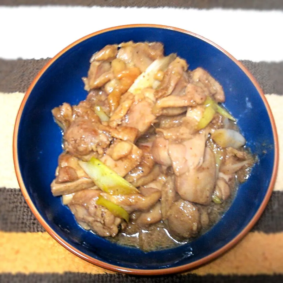 鶏肉とねぎの塩麹焼き|こじ∀こじさん